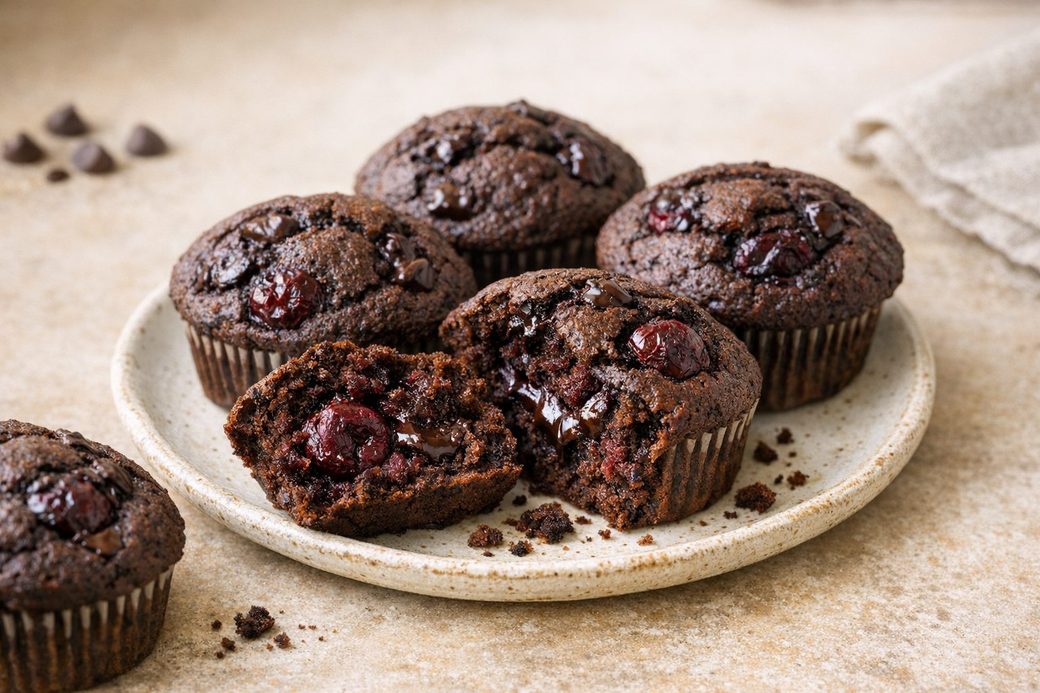 Black Forest Breakfast Muffins