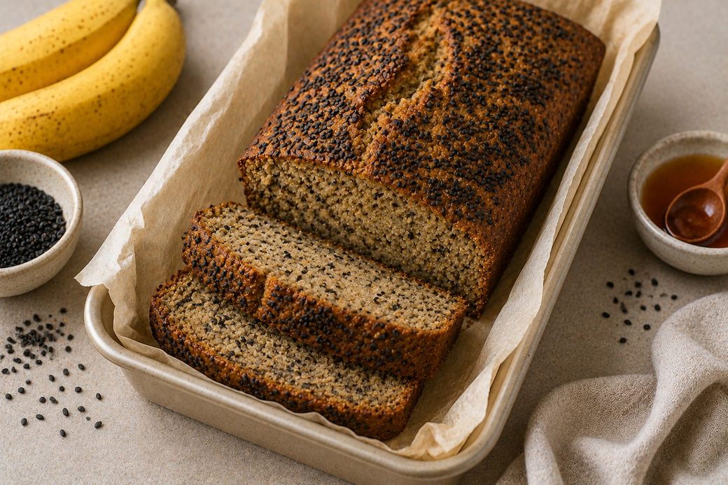 Black Sesame Banana Bread