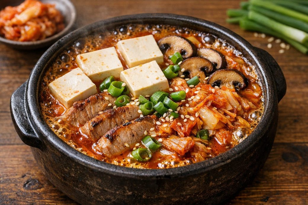 Bubbling Kimchi & Pork Stew