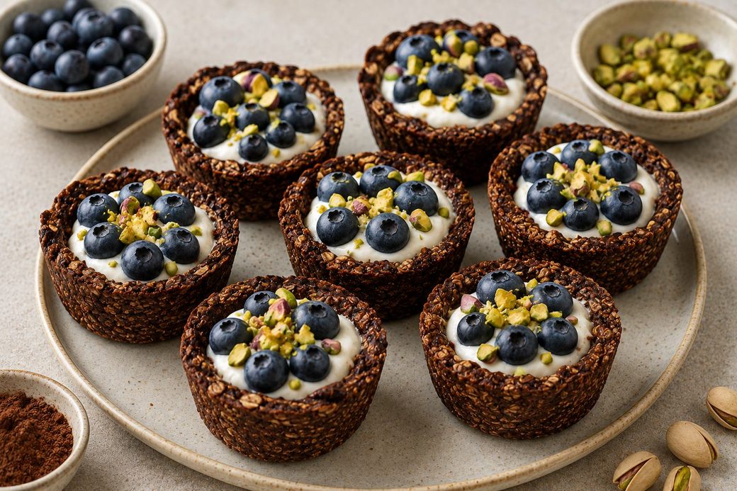 Chocolate Granola Cups