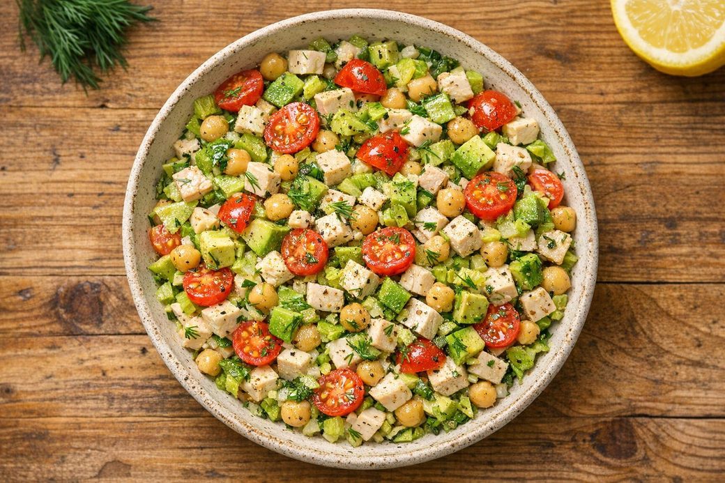 Everything-Chopped Chicken Salad