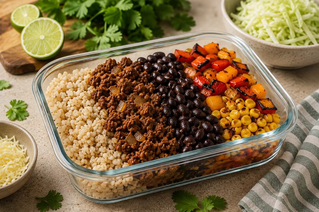 Freezer Burrito Bowls