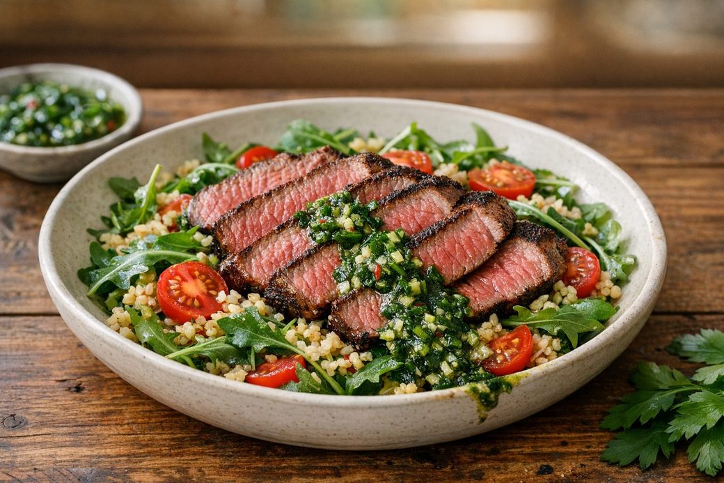 Seared Steak with Chimichurri