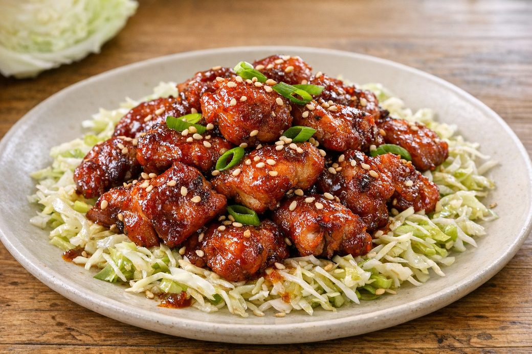 Sticky Gochujang Chicken Thighs