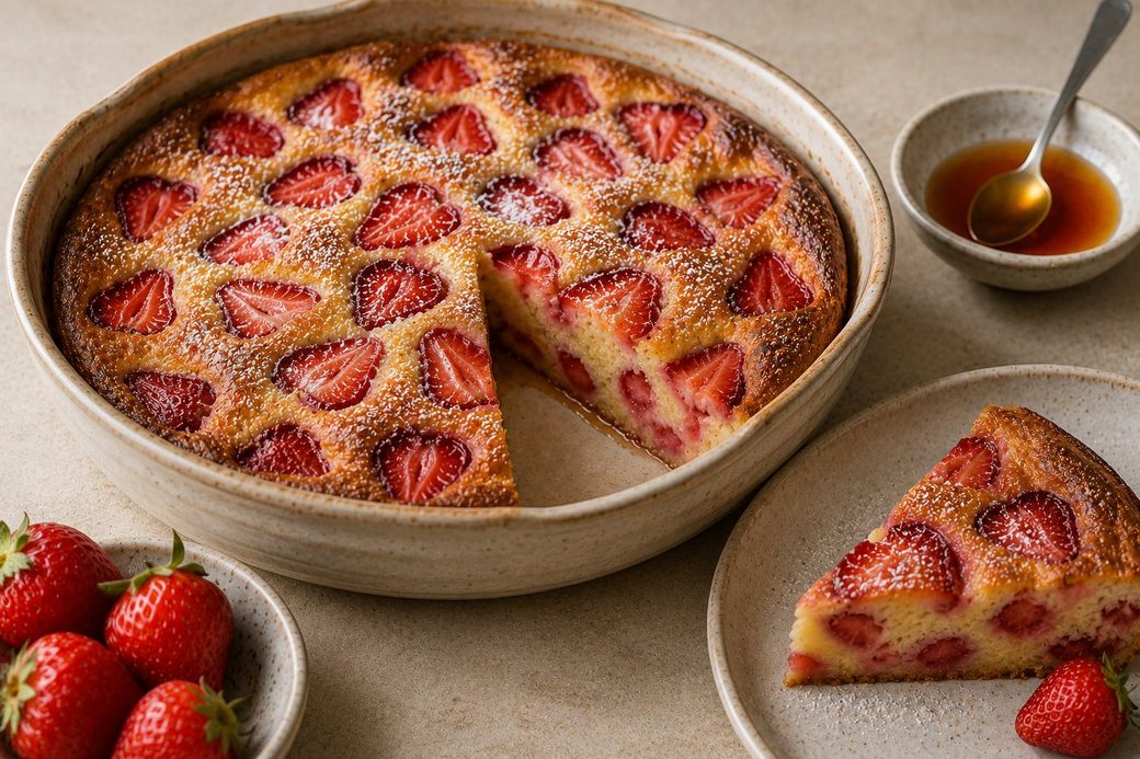 Strawberry Clafoutis