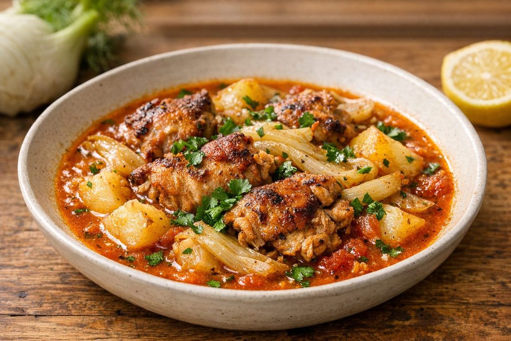 Sweet Fennel & Chicken Stew