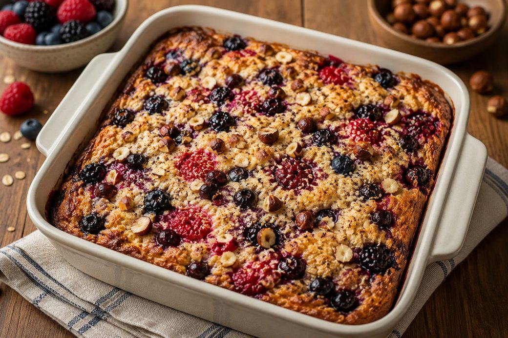 Warm Chia Breakfast Bake